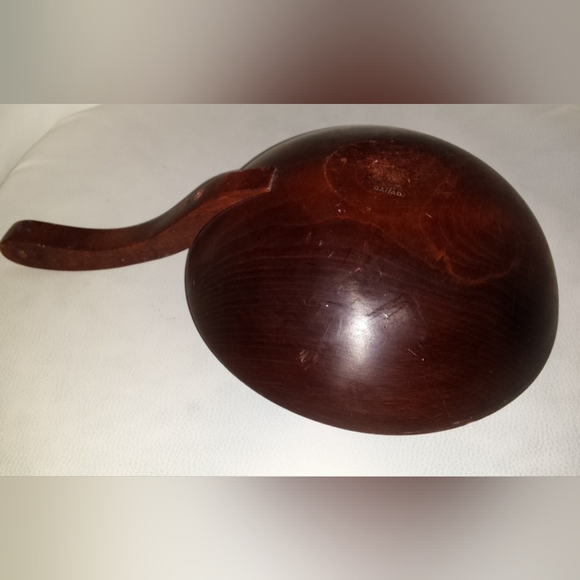 Vintage Baribocraft Canada Wood Bowl With Handle - Picture 8 of 9